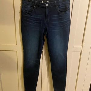 KUT from the cloth high rise skinny jeans size 16 dark wash